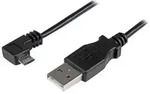 6ft USB A to Right Angle Micro-USB Charge Sync Cable M/M 24AWG