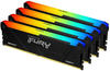 Kingston KF436C18BB2AK4/64, Kingston FURY Beast RGB DDR4-3600 C18 QC - 64GB