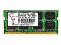 G.Skill F2-6400CL6S-4GBSQ, G.Skill Standard SO DDR2-800 SC - 4GB