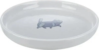 Trixie TX24802, Trixie Ceramic bowl cat 0.6 l/&oslash; 23 cm grey