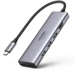 6-In-1 Usb C Hub 4k@60hz USB-Hubs - 6 - silber