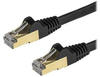3m Black Cat6a / Cat 6a Shielded Ethernet Patch Cable 3 m - patch cable - 3 m - black