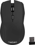 Natec NMY-1874, Natec Blackbird 2 - mouse - 2.4 GHz - black - Maus (Schwarz)