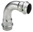 Viega Sanpress Inox bend 90&deg; 54 Stainless steel/bright 435691