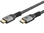 HDMI 2.1 Sleeved - 1m - Schwarz