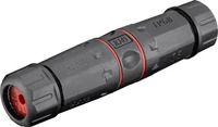 Pro Outdoor (IP68) LAN cable connector CAT 6 UTP unshielded - Schwarz