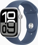 Apple MWY03QN/A, Apple Watch Series 10 GPS + Cellular 46mm - Silver Aluminium...