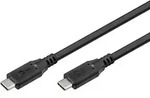 USB-C USB-C - 1.0m - 240 Watt Power Delivery - USB 4.0 / Thunderbolt 4 - Schwarz