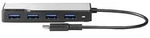 USB-C Fusion SWIFT 4-in-1 Hub USB-Hubs - USB 3.0 - 4 - Grau