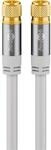 Pro SAT antenna cable (135 dB) 4x shielded 10m