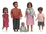 Nikki familie mor far 2 b&oslash;rn 1 baby
