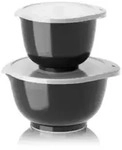 - Margrethe bowls Set of 2 + lids - Black