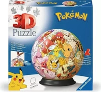 Ravensburger 10311595, Ravensburger Puzzle Ball: Pok&eacute;mon - Kanto Region 3D Puzzle