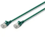 CAT 6A F-FTP Slim Patch Cord - Gr&uuml;n - 1m