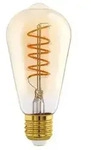 LED-Lampe ST64 Spiral 4W/820 245 lumen amber dimmable E27