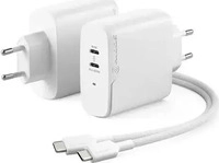 ALOGIC WCG2X63-EU, ALOGIC 2X63 Rapid Power 63W GaN Charger - Incl. 2m USB-C...
