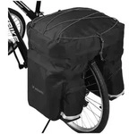 60L spacious bike rack bag (rain cover included) black (WBB13BK)
