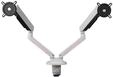 ONEFORALL Experience Gaming Monitor Arm - Dual - RGB - White