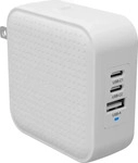 Hyper HJ1003WHWWGL, Hyper Juice power adapter - GaN - USB 2 x USB-C - 70 Watt