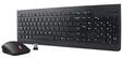 Lenovo Essential Wireless Combo - tastatur og mus-s&aelig;t - amk. engelsk med EURO-symbol