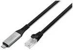 network cable - 15 m - black - Schwarz