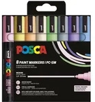 marker s&aelig;t PC-5M 8 ass. Pastel farver