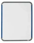 magnetisches Whiteboard, schmaler Rahmen 28 x 36 cm Wei&szlig;