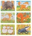 Goki Wooden Mini Puzzle Forest Animal 24 pcs. Holz