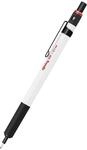 Rotring 500 Mechanical Pencil | 0.5mm HB Lead | White hexagonal plastic barrel and