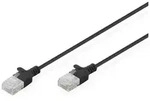 patch cable - black - Schwarz