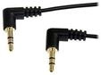 StarTech.com Slim 3.5mm Right Angle Stereo Audio Kabel - Audiokabel - digitalt Audio