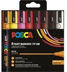 marker s&aelig;t PC-5M 8 ass. Warm colors
