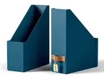 Puro Stehsammler, 100% Recyclingkarton, 2er-Pack, Dunkelblau