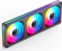 Jonsbo ZB-360B, Jonsbo ZB-360 - Geh&auml;usel&uuml;fter - 360mm - Schwarz mit RGB LED - 37