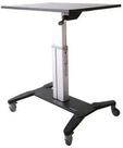 StarTech.com Mobile Sit-Stand Workstation - stativ - Max 50 kg - recommended for