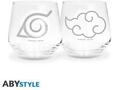 ABYstyle - NARUTO SHIPPUDEN - 2 Glass Set - Konoha & Akatsuki x2 - Glas