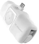 WF16-YCS 5000mAh 15W USB-C Mini Power Bank with Built-in USB-C Cable and Apple...