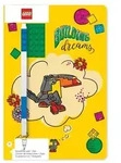 LEGO STATIONERY notebook BUILDING DREAMS w/gel pen