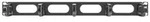 AK-1205-B - cable organizer - 1U - 19"