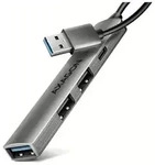 - Hub - 4 Ports USB-Hubs - 4 - silber