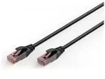 patch cable - 5 m - black - Schwarz