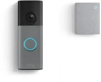 Ring B0GH2BCL9N, Ring Battery Video Doorbell - Retinal 2K & Chime (3rd Gen) -