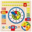 Small Foot - Wooden Calendar Clock Seasons AT (Ger