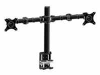 DS1002C-B1 - mounting kit - adjustable arm - for 2 monitors - black