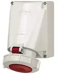 Wall mounted recept. 63a5p6h400v ip67