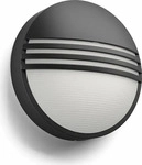 Philips 915005193601, Philips Yarrow wall lantern black 1x6w 230v