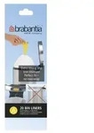Size A - trash can liner - 3 L - high-density polyethylene (HDPE) - white