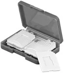 Memory card storage box