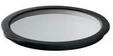 R&ouml;sle Glass lid 12 cm Clear/Black Glass/Silicone