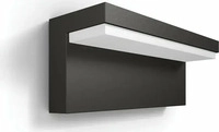 Philips 915005378301, Philips Bustan au&szlig;enwandleuchte, LED 9W, anthrazit